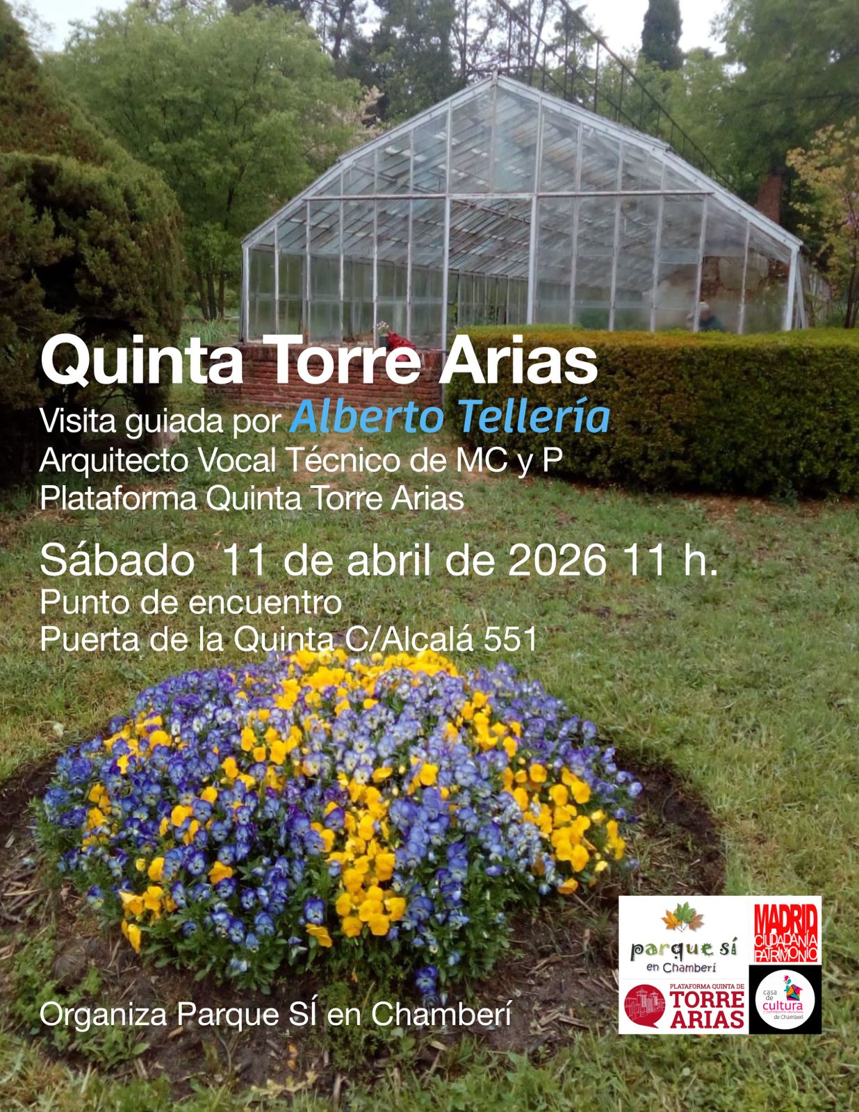 2026-04-11 Quinta Torre Arias Visita guiada por Alberto Tellería