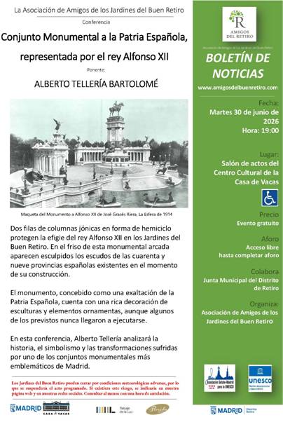 2026-06-30 Conjunto Monumental a la Patria Española, representada por el rey Alfonso XII