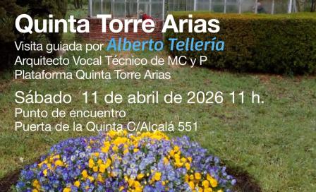 2026-04-11 Quinta Torre Arias Visita guiada por Alberto Tellería